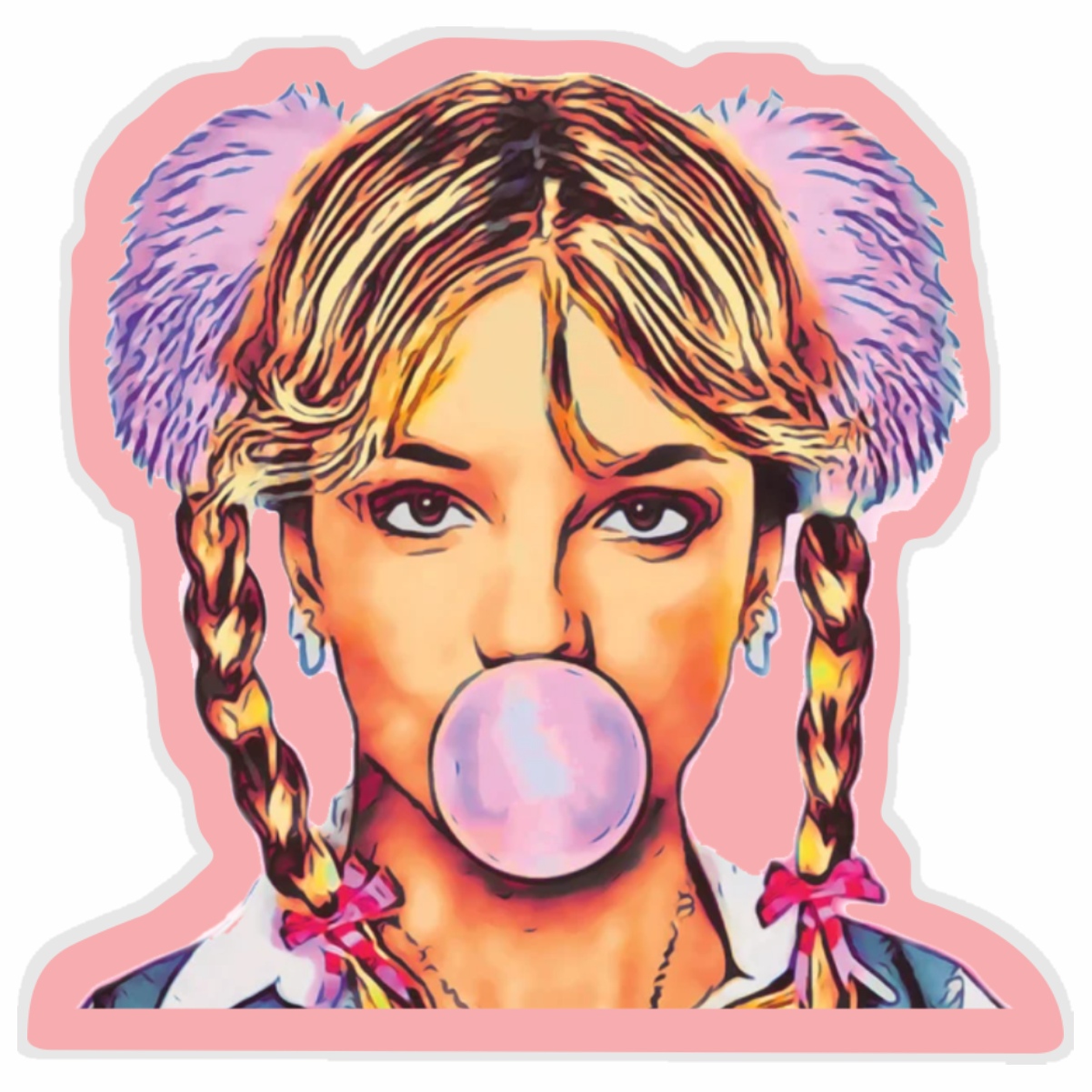 Britney Spears Bubblegum Sticker