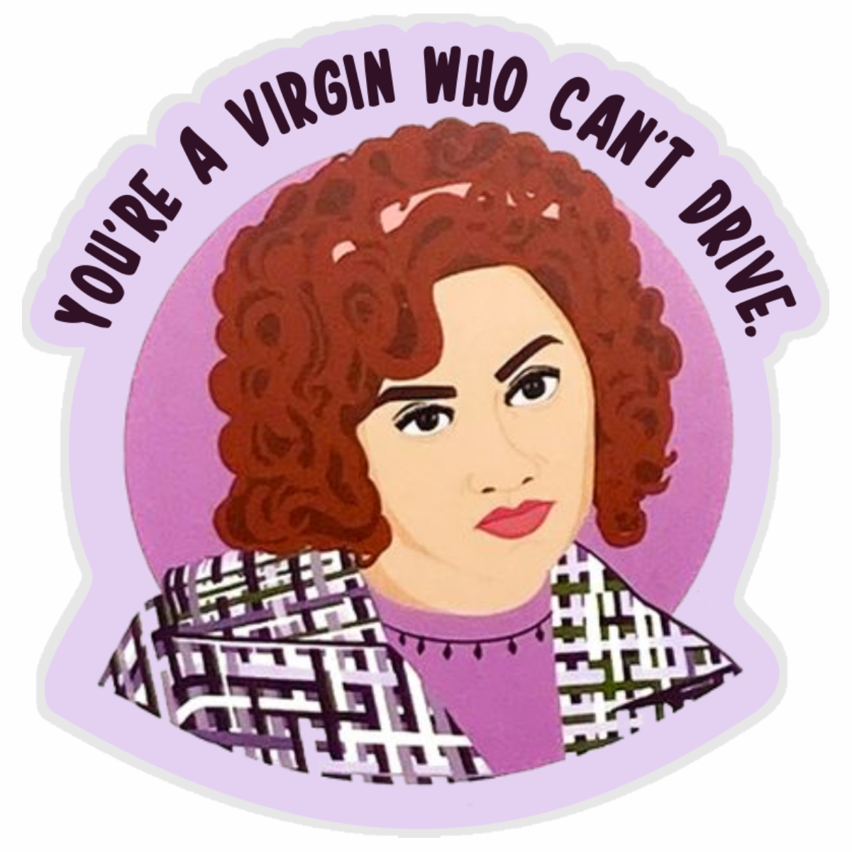 Clueless Virgin Sticker