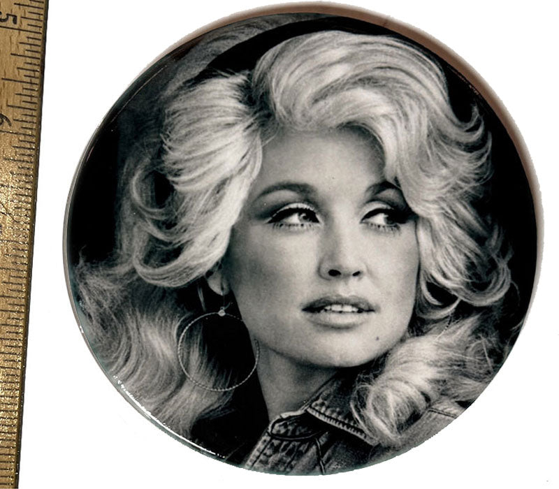Dolly Parton B&W Ceramic Coaster
