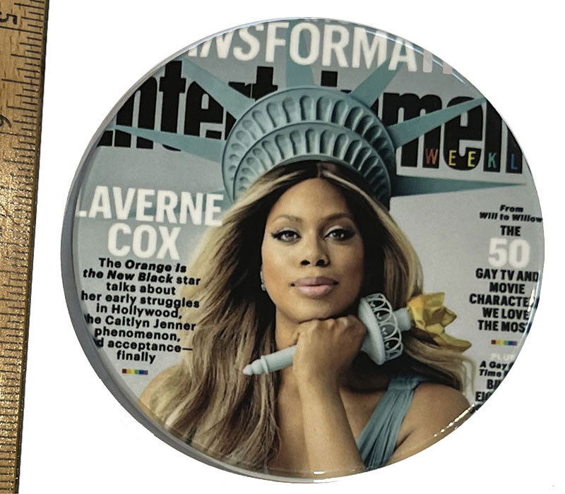Laverne Cox Ceramic Coaster