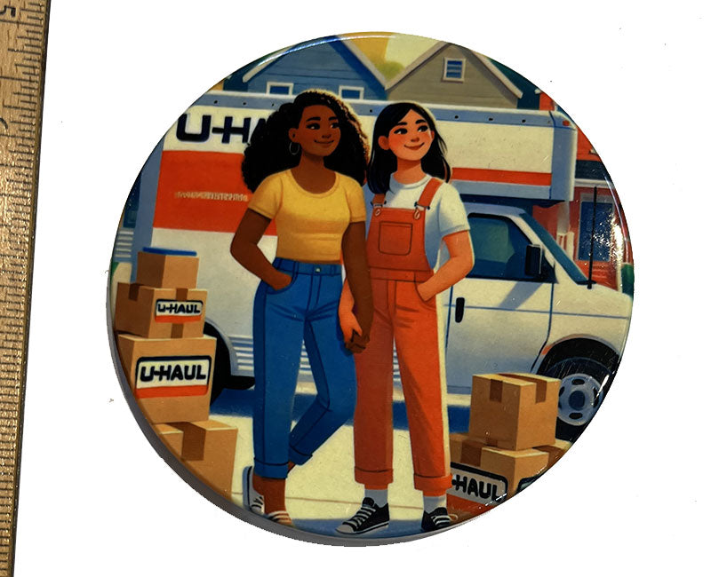 Moving Day Ceramic Coaster