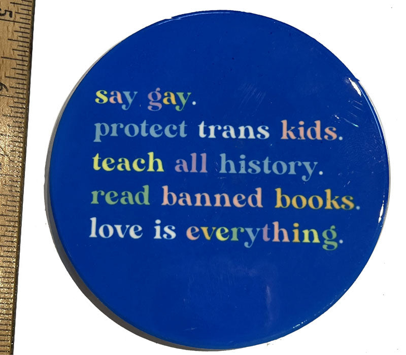 Say Gay Ceramic Coaster