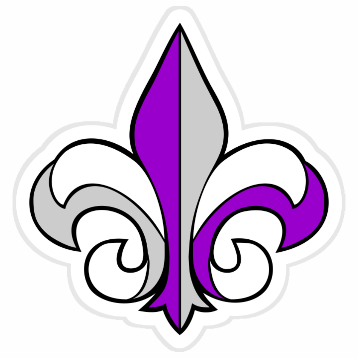 Fleur-de-Lis Asexual Sticker