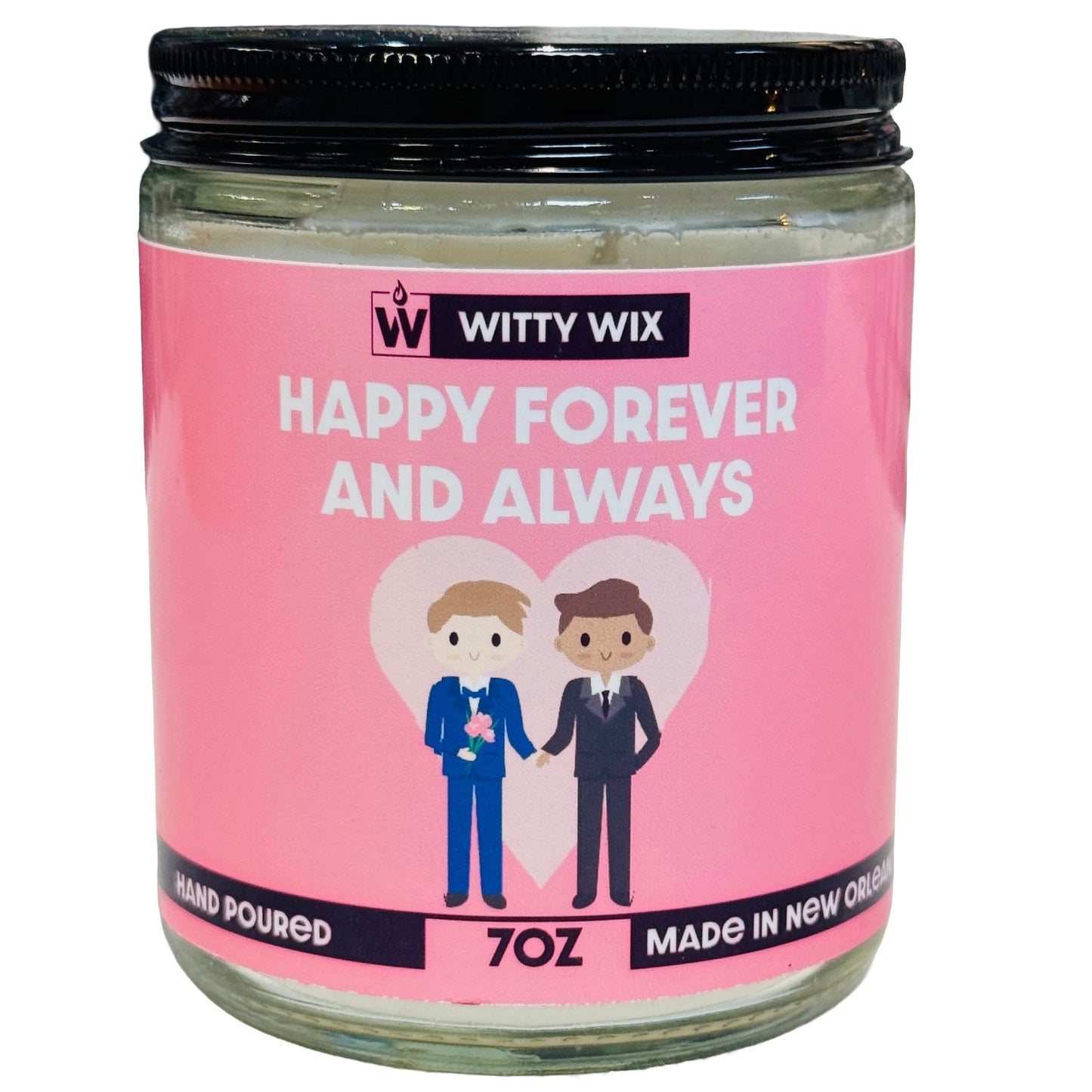 Happy Forever and Always Candle