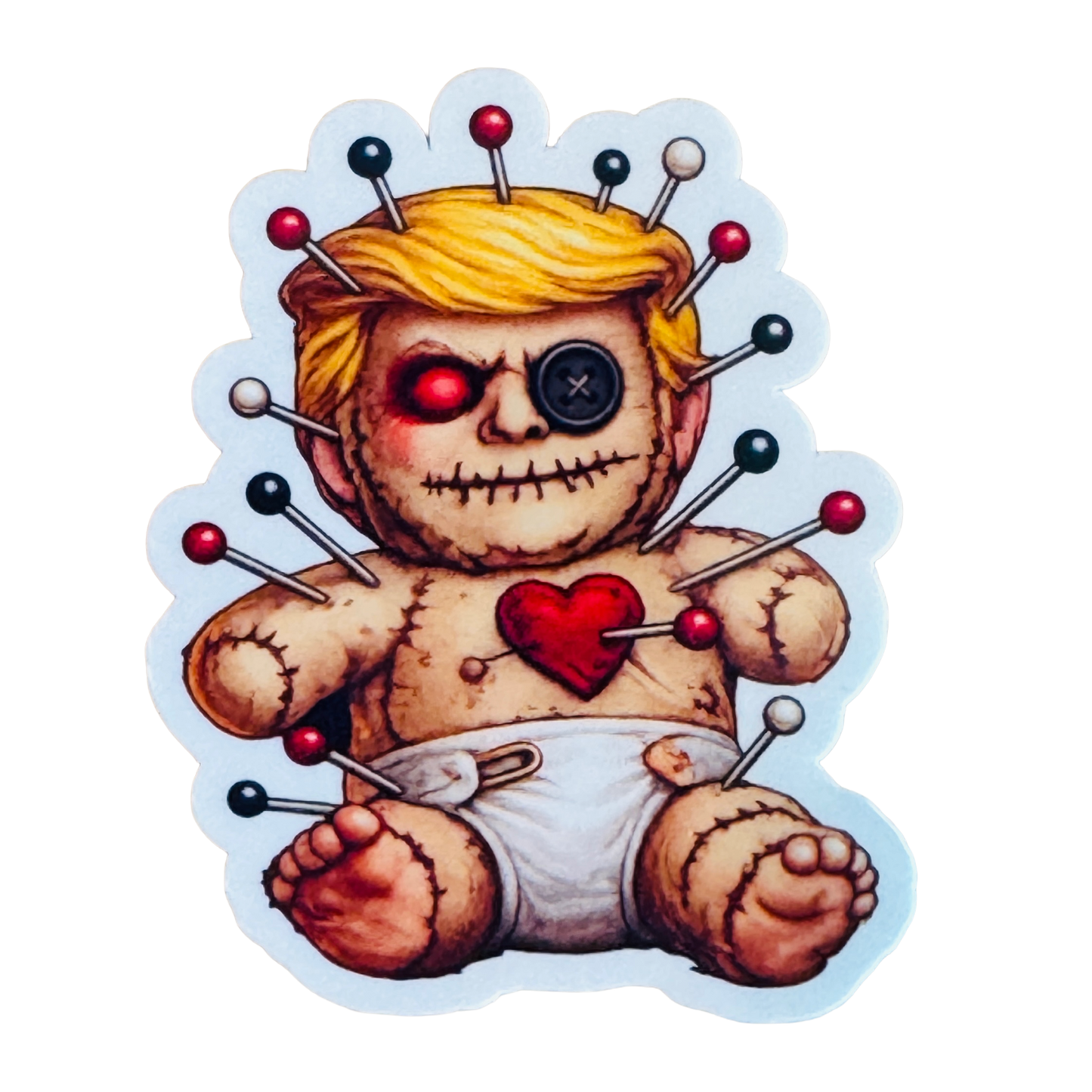 Trump Voodoo Sticker