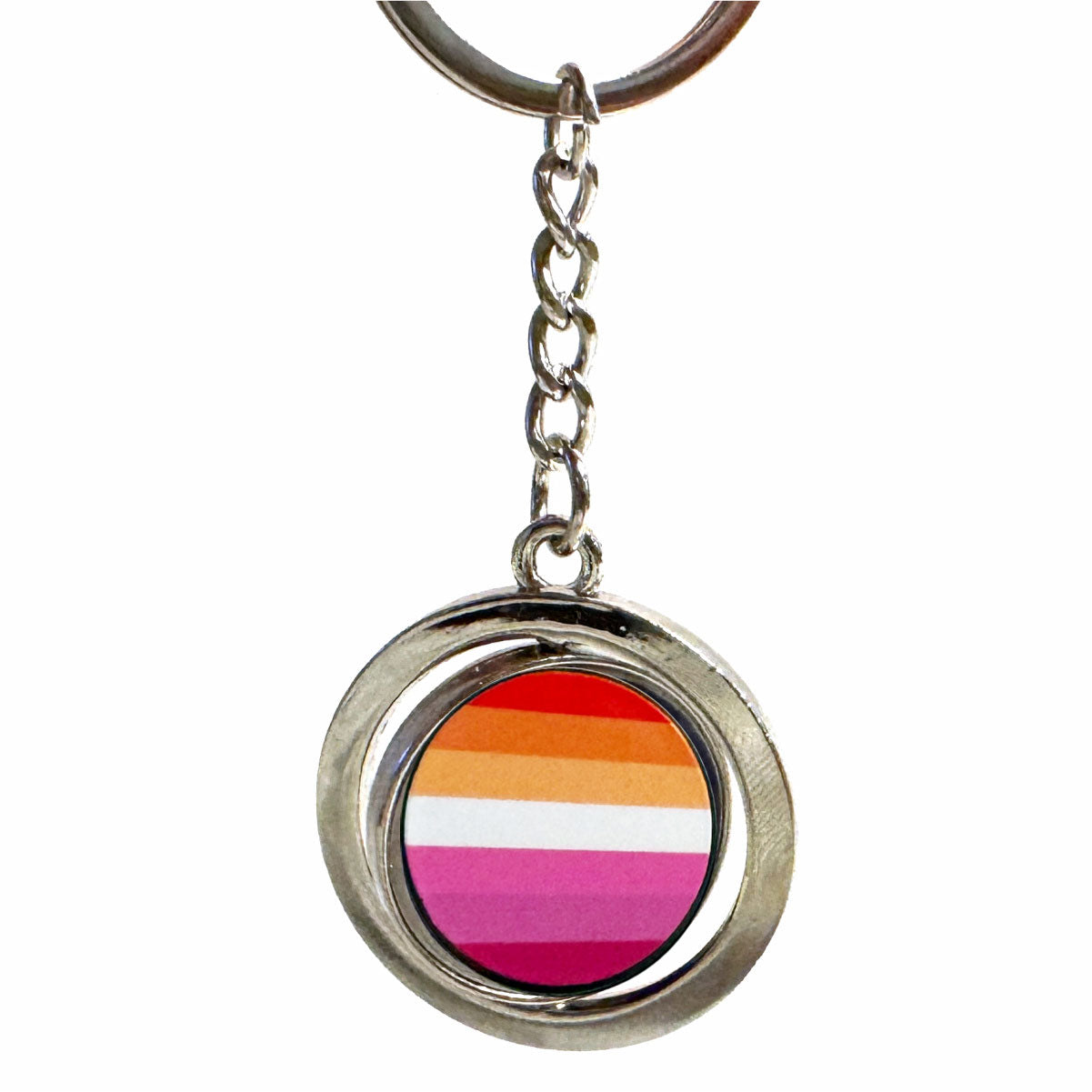 Lesbian Spinning Keychain