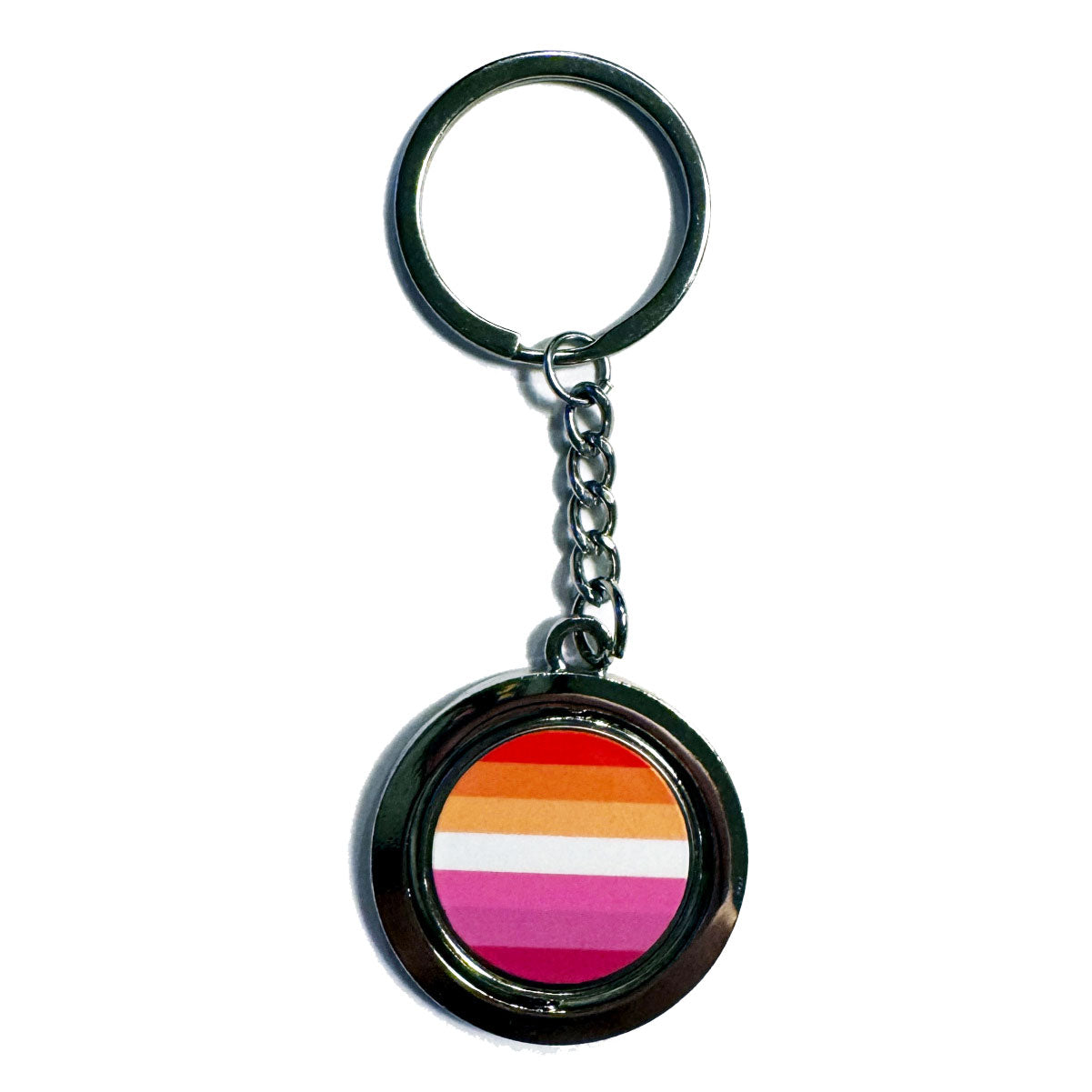 Lesbian Spinning Keychain