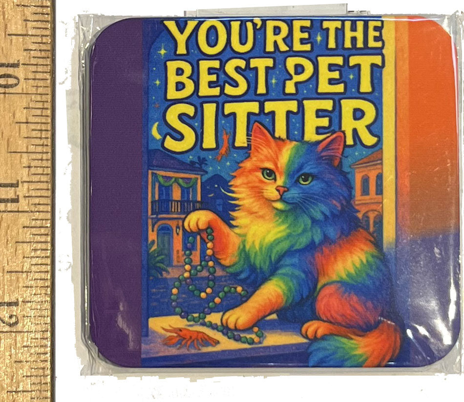 Best Pet (Cat) Sitter Magnet