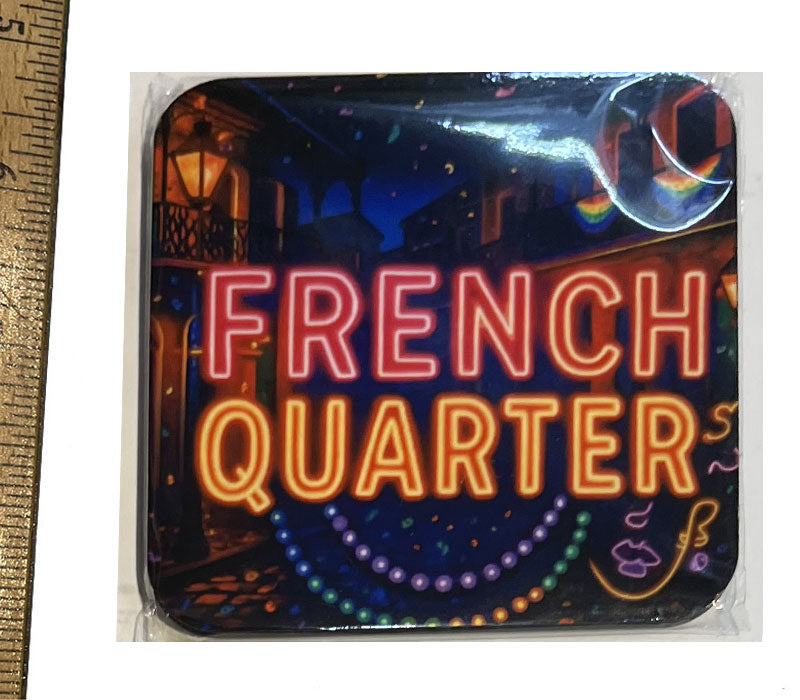 Neon French Quarter Magnet