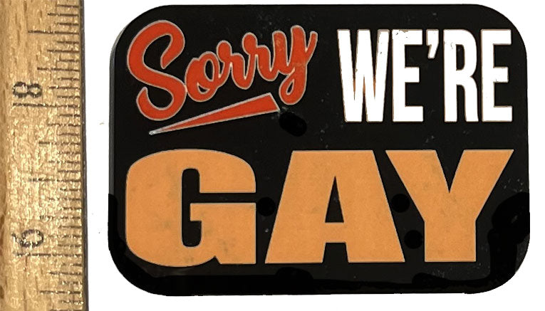 Sorry We're Gay Magnet