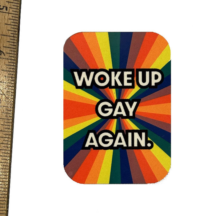 Woke Up Gay Again Magnet