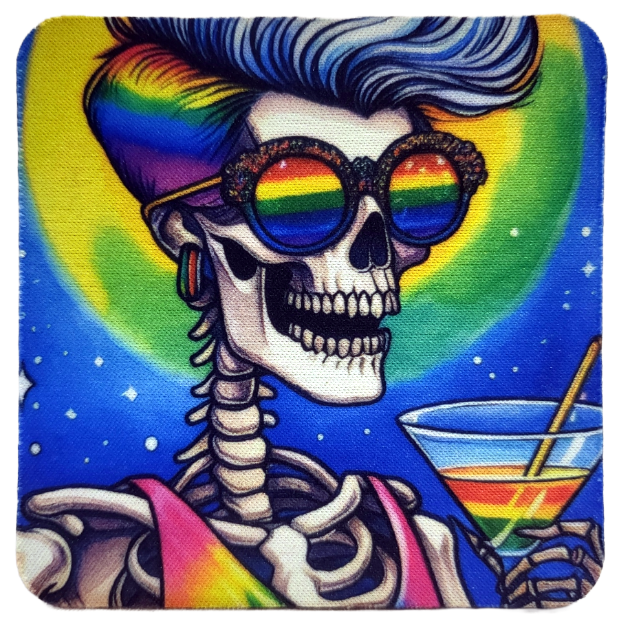 Drunk Lesbian Neoprene Coaster