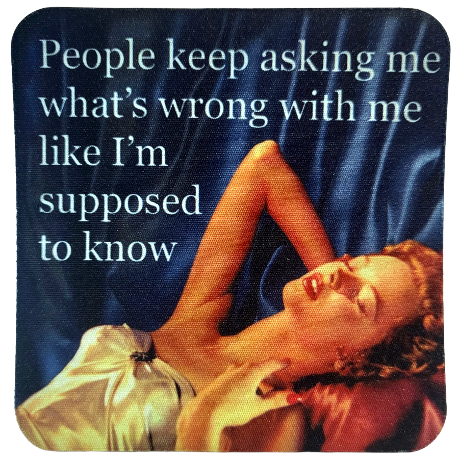 What's Wrong Neoprene Coaster