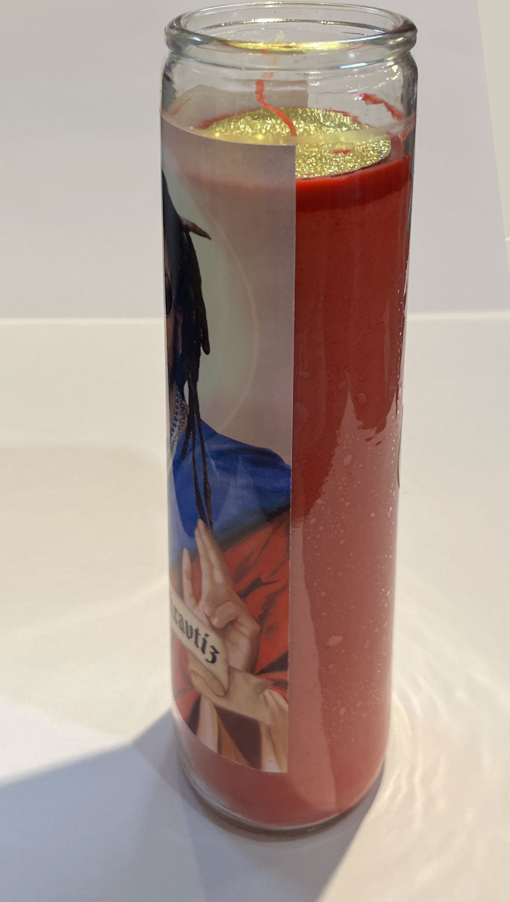 Saint Lenny Kravitz Candle
