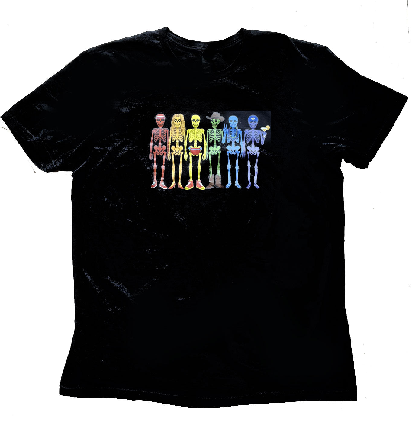 Skeleton Rainbow T-Shirt