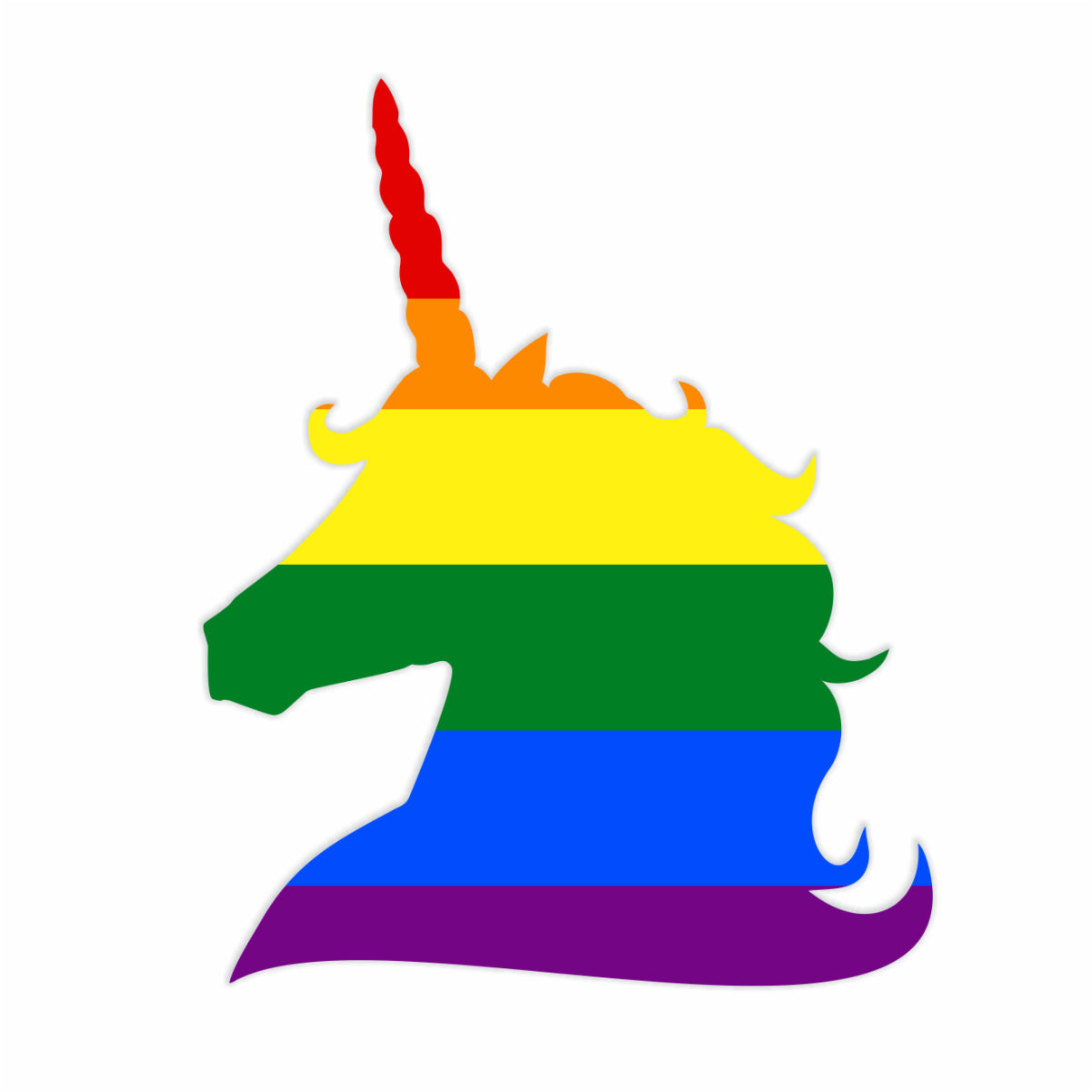 Unicorn Rainbow Sticker