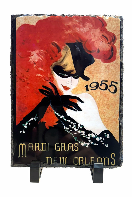 1955 Mardi Gras Slate Tile