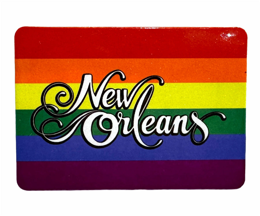 New Orleans Rainbow Pride Magnet