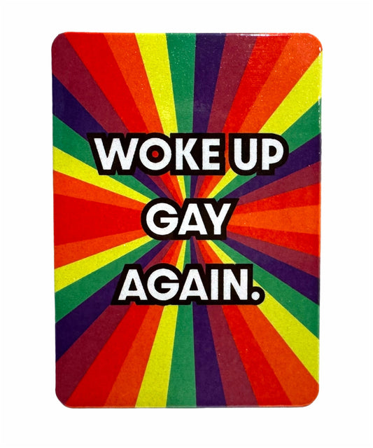 Woke Up Gay Again Magnet