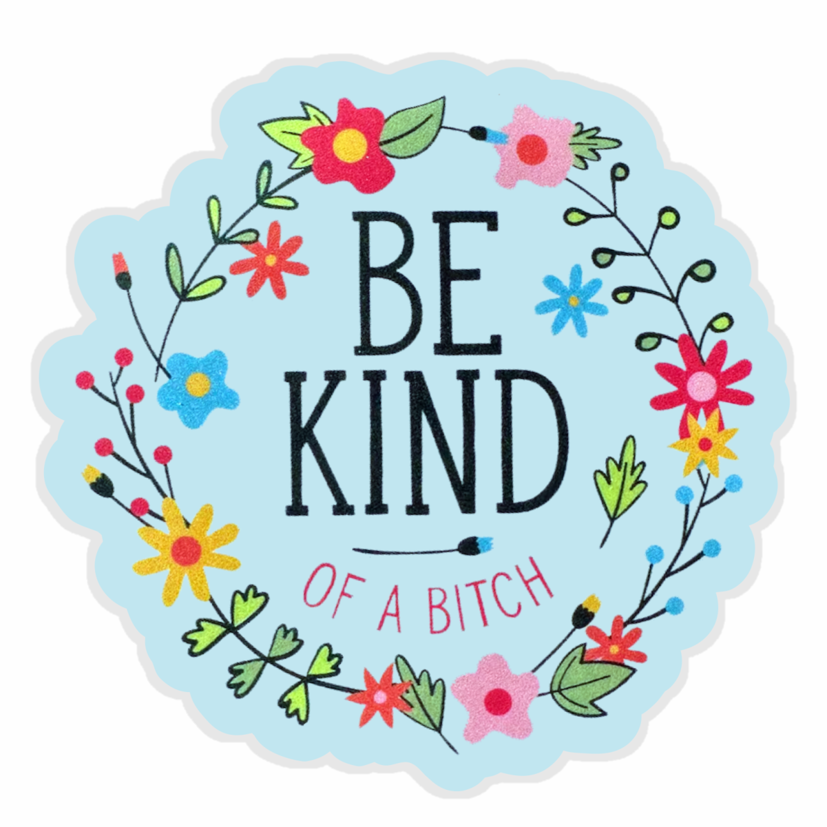 Be Kind Sticker – Bourbon Pride