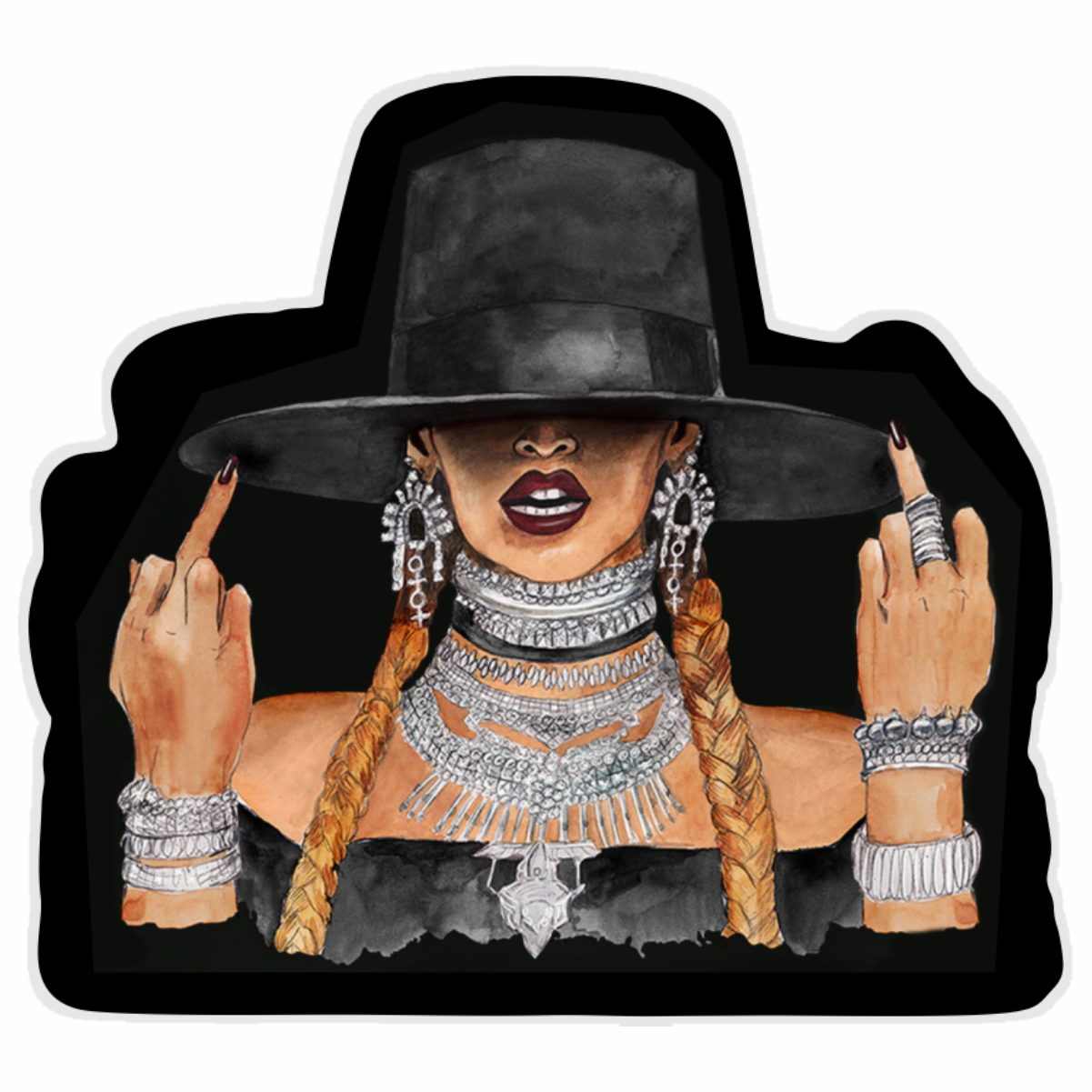 Beyonce Formation Sticker – Bourbon Pride