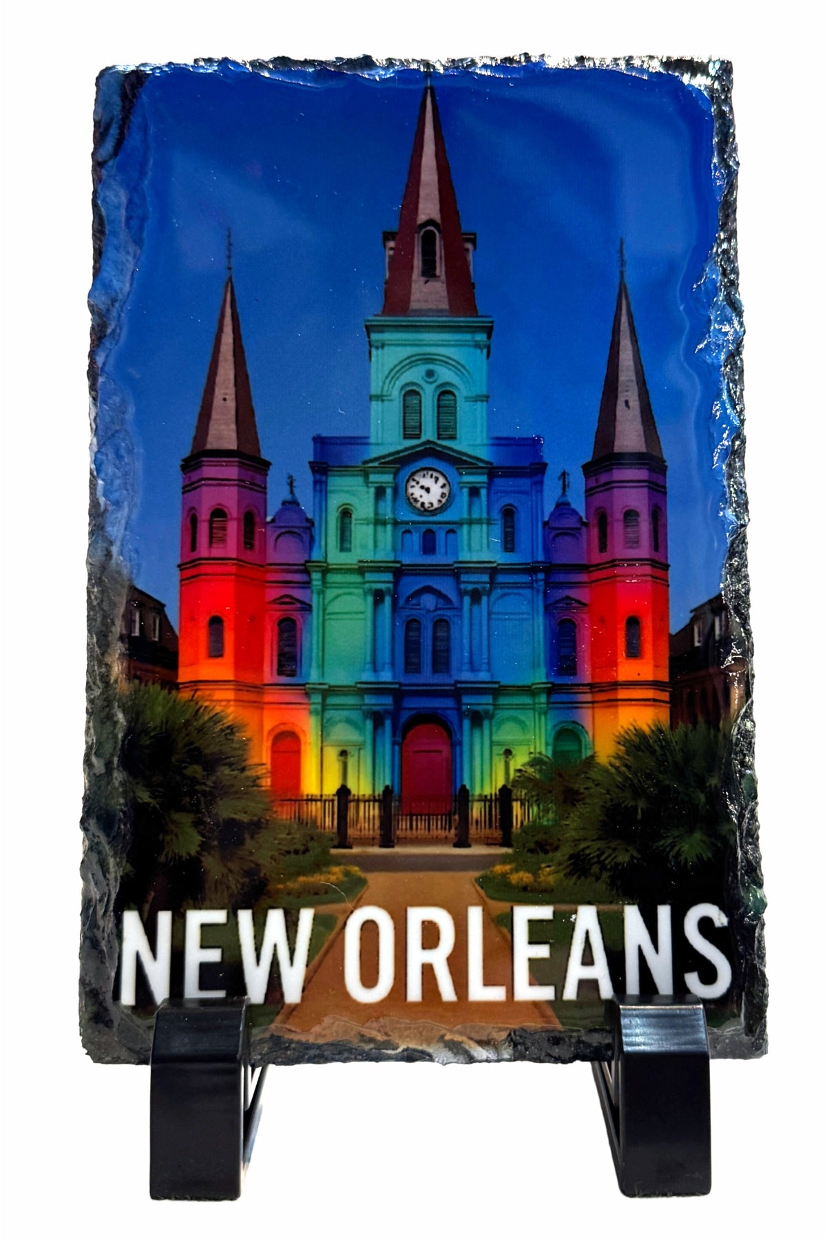 St. Louis Cathedral Rainbow Slate Tile
