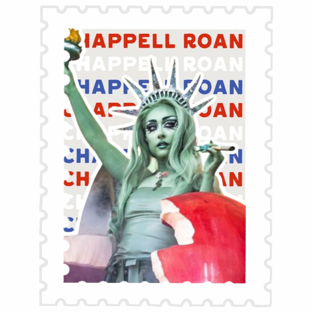 Chappell Roan Stamp Sticker