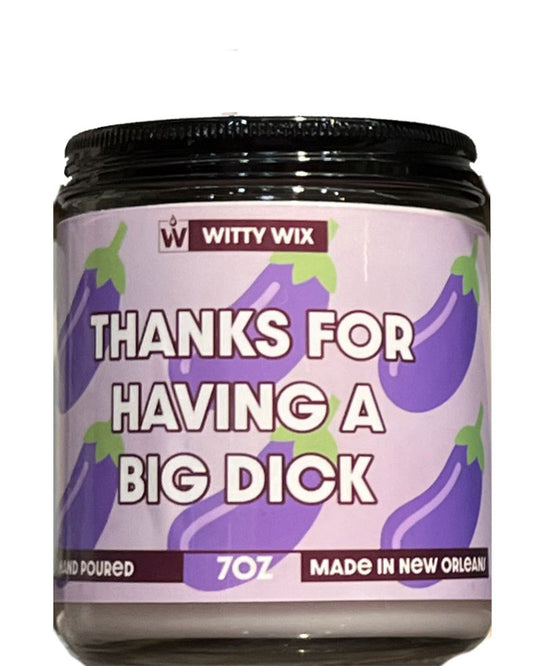Thanks for Having a Big D Candle