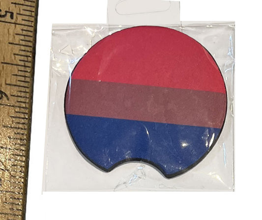 Bisexual Flag Car Coaster