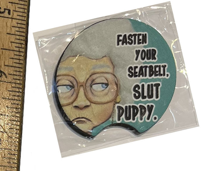 Fasten Your Seatbelt Car Coaster