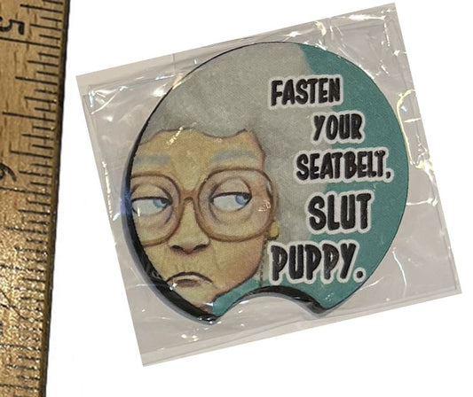Fasten Your Seatbelt Car Coaster
