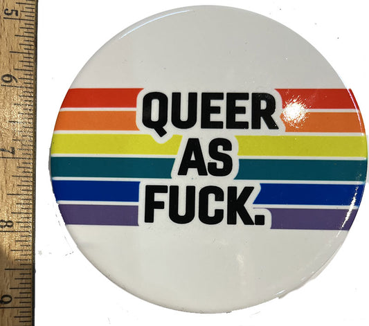 Queer As F Ceramic Coaster