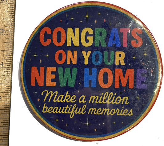Congrats on Your New Home Ceramic Coaster