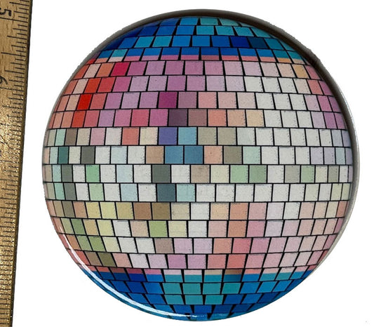 Disco Ball Ceramic Coaster