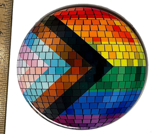 Disco Ball Trans Ceramic Coaster