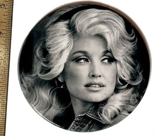 Dolly Parton B&W Ceramic Coaster
