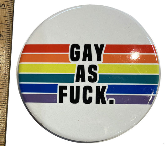 Gay As F Ceramic Coaster