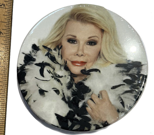 Joan Rivers Ceramic Coaster