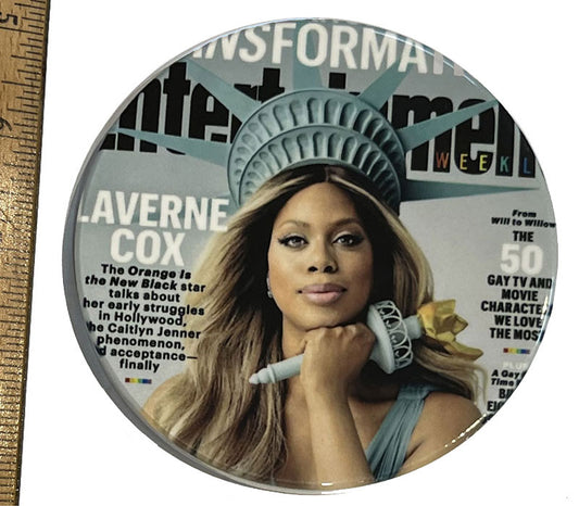 Laverne Cox Ceramic Coaster