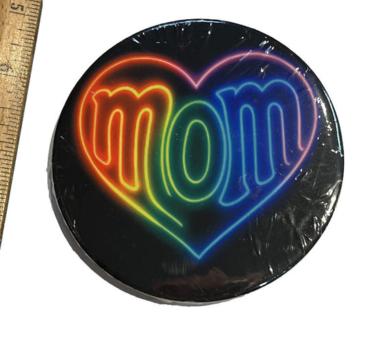 Mom Rainbow Ceramic Coaster