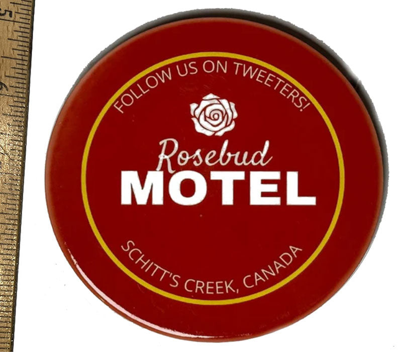 Rosebud Motel Ceramic Coaster