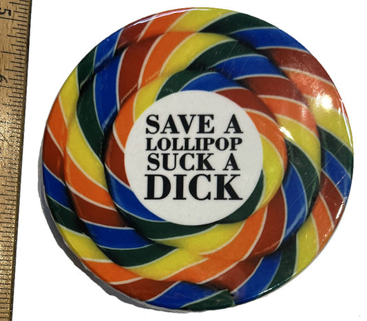 Save a Lollipop Ceramic Coaster