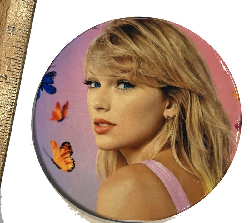 Taylor Swift Over the Shoulder Ceramic Coaster