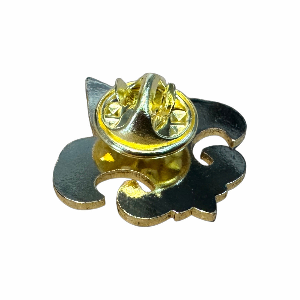 Rainbow Fleur de Lis Lapel Pin