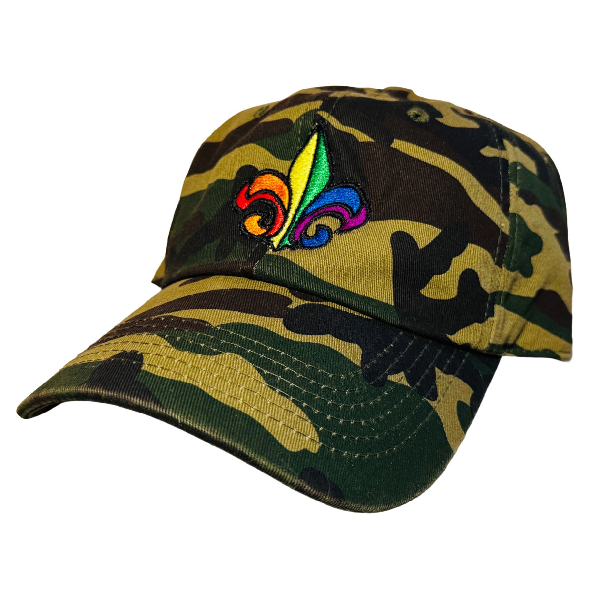 Rainbow Fleur-de-Lis Cap (Various Styles)