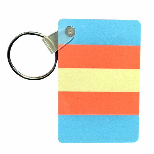 Transgender Plaque Keychain