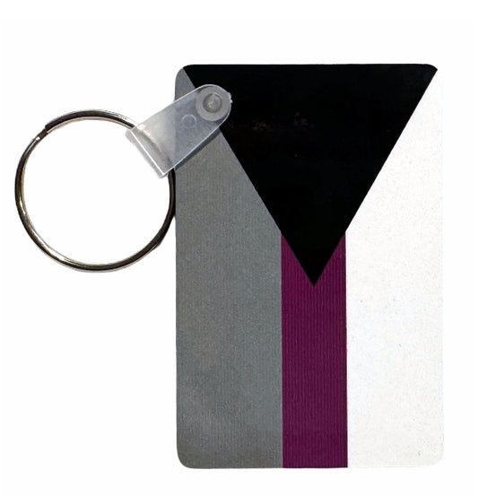 Demisexual Plaque Keychain