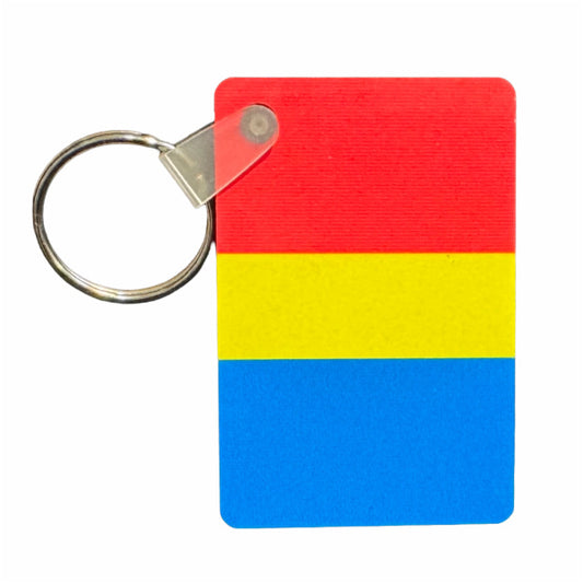 Pansexual Plaque Keychain