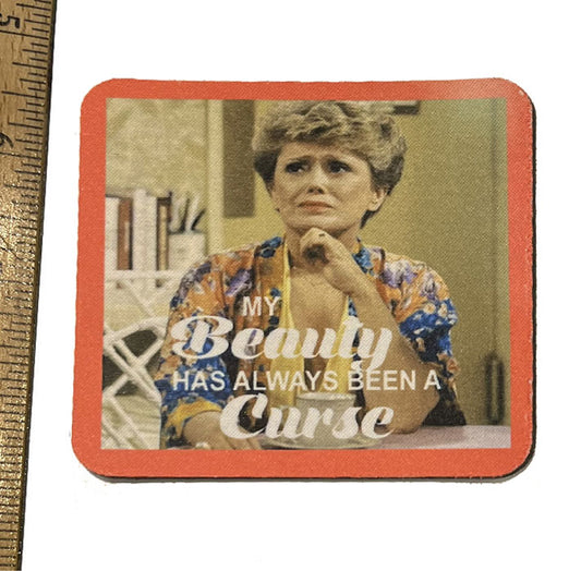 Golden Girls Blanche Neoprene Coaster