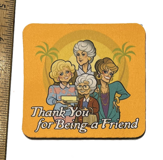 Golden Girls Quartet Neoprene Coaster